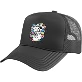 I Make Computer Beep Boop Beep Boop Network Engineer Trucker Hat with Adjustable Mesh Back