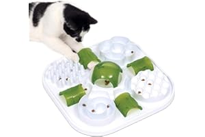 Catit Interactive Cat Toy Play Treat Puzzle, Cat Toys for Indoor Cats Interactive, Cat Toys Interactive, Cat Puzzle Feeder, C