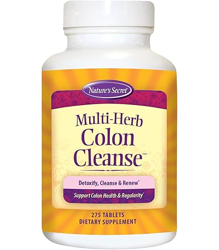 HERB CLEANSE 6本セット Amazon.com: Nature's Secret Multi-Herb Colon Cleanse, 275 Tablets