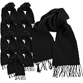 Bulktech Bulk Winter Scarves, Fleece Soft Lightweight Thermal Neck Wraps for Men, Women &, Warm Cozy Cold Weather Accessories