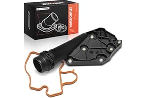 A-Premium Engine Coolant Water Outlet Compatible with Audi Models - A4 2005-2008, A4 A6 Quattro 2005-2009, Q5 2009-2012, A5 2