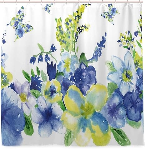 Amazon Ninehasa シャワーカーテン 防水 ポリエステル 風呂カーテン 浴室 おしゃれ かわいい 春の花の水彩活気のある活気に満ちた花芸術家気取りのデザイン 取付簡単 浴室 間仕切り カーテンリング付属 シャワーカーテン ホーム キッチン オンライン通販 Amazon Ninehasa シャワーカーテン 防水 ポリエステル 風呂カーテン 浴室 おしゃれ かわいい 春の花の水彩活気のある活気に満ちた花芸術家気取りのデザイン 取付簡単 浴室 間仕切り カーテンリング付属 シャワーカーテン ホーム キッチン オンライン通販