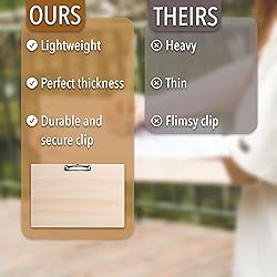 Mr. Pen Horizontal Wooden Art Clipboard, 11.5x17