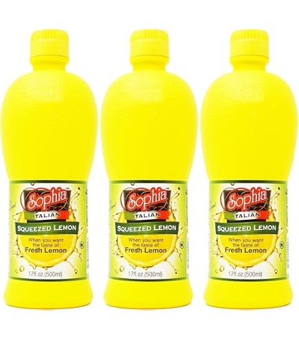 Amazon.com: Sophia Italian Lemon Juice from Sicily - 17oz (3-pack