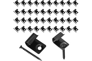 DUZFOREI Universal Decking Clips Deck Clips with Decking Screws 304 Stainless Steel Start Clips for Composite Deck Hidden Fas