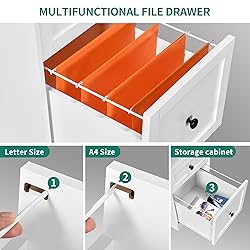 YITAHOME L Shaped Desk with Power Outlets & LED