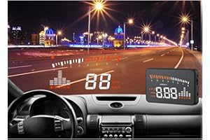 Heads Up Display Car, 3. 5-Inch LCD HUD ODB2 System Heads Up Display Head Up Display Car Automatic On/Off with Vehicle Start/