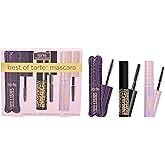 tarte best of tarte mascara trio set – Featuring Tartelette Tubing for Volume & Length, Smudge-Proof Longwear, Flake-Free, Easy to Remove, Cruelty-Free, travel size, black