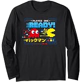 【PAC-MAN】PAC-MAN Glitch 020 Long Sleeve T-Shirt