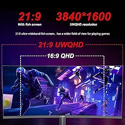 LXZ Curved Gaming Monitor 37.5 inch, 144hz