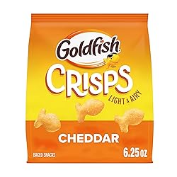 Goldfish Crisps Cheddar Cheese Baked Chip Cracker