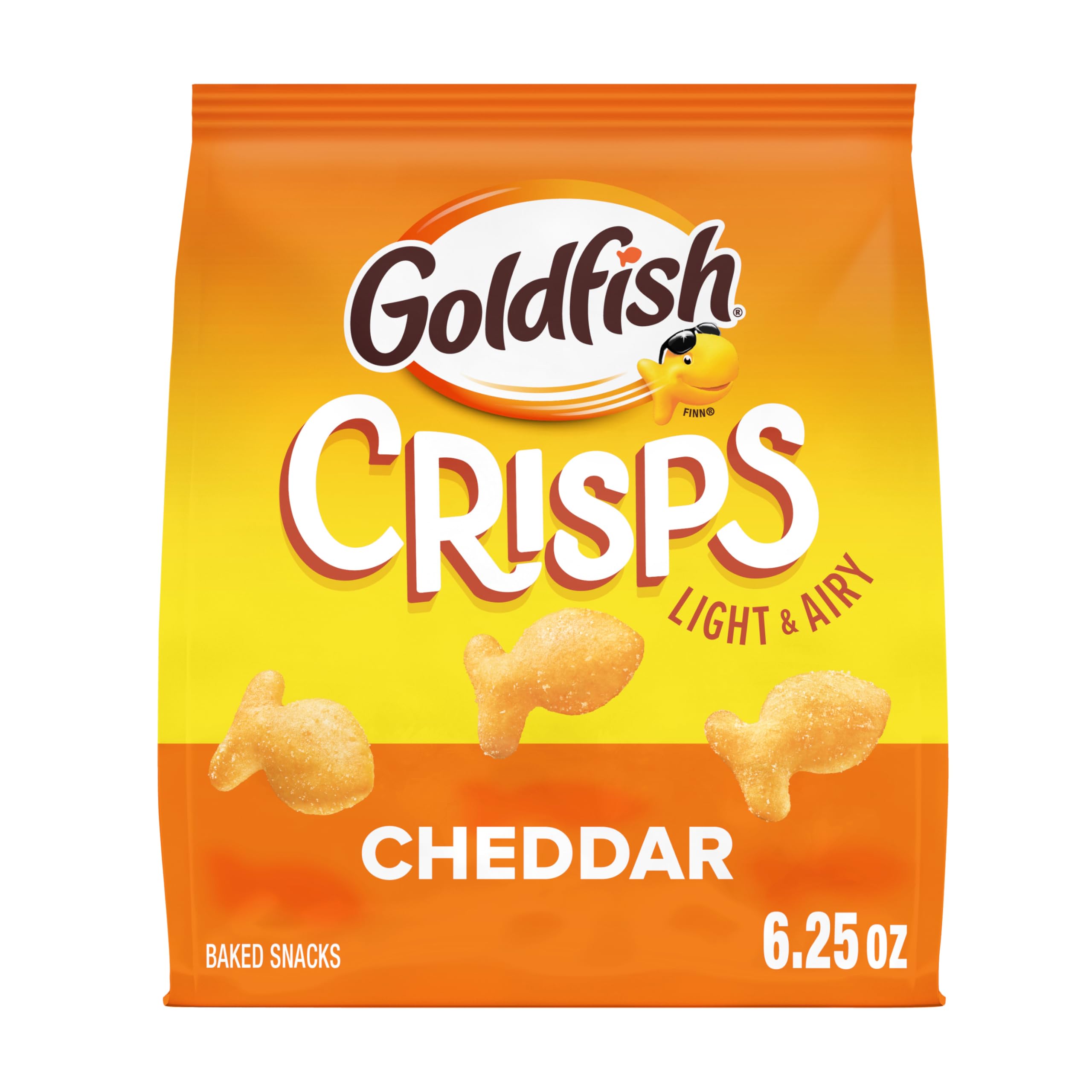 Goldfish Crisps Cheddar Cheese Baked Chip Cracker