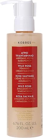 korres wild rose cleanser