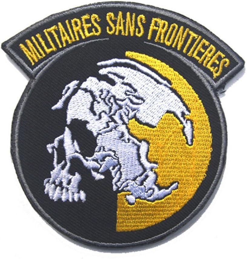 Aquiver Embroidery Metal Gear Solid Rubber Badge¡Yellow¡ê?