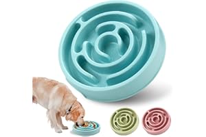 FACDIARY Slow Feeder Dog Bowls Puzzle Dog Bowl with Anti-Slip Slow Feeder & Non-Slip Design, Boredom and Anxiety Reducer Suitable for All Breed Dogs and Cat
