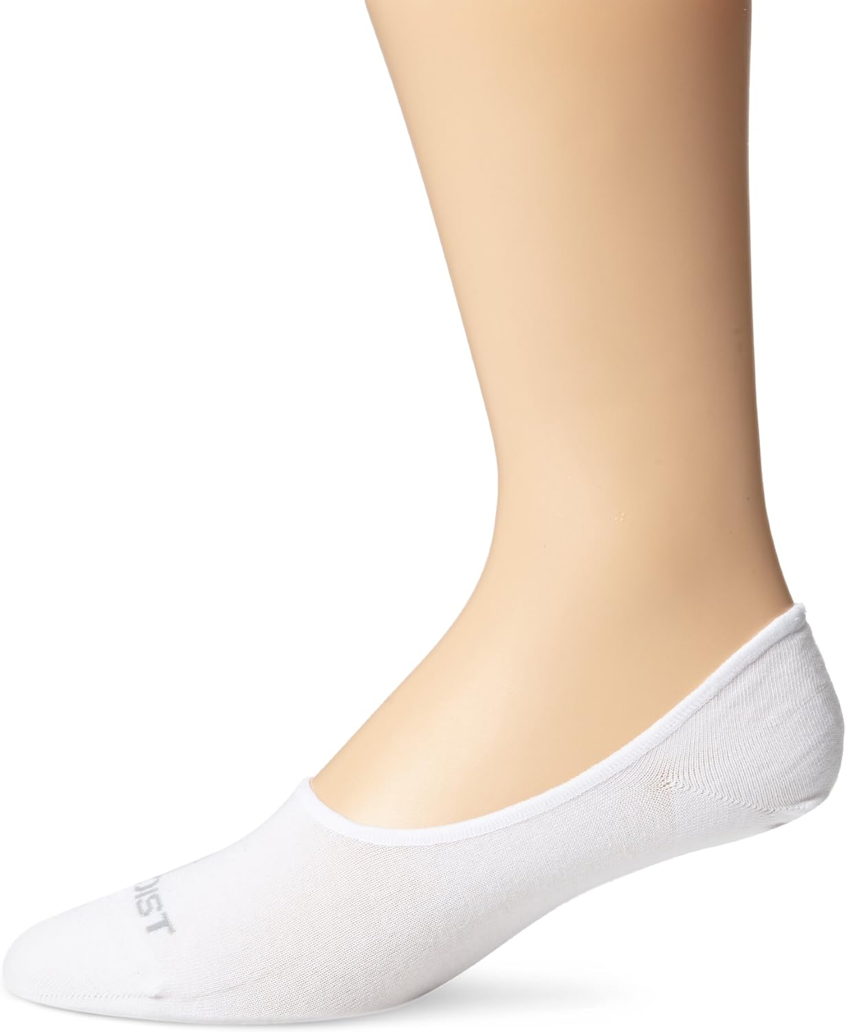 2(x)ist Men�s Solid Casual Ped Liner Socks, White, Sock