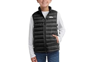 Eddie Bauer Kids' Down Vest - CirrusLite Weather Resistant Quilted Bubble Puffer Vest for Boys and Girls (5-20)