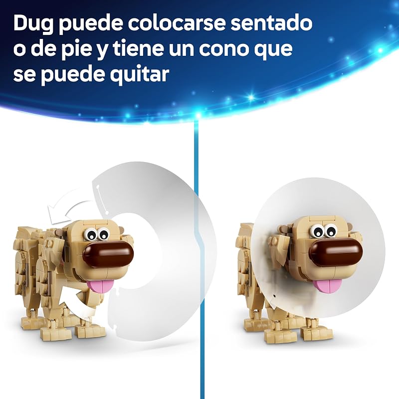 | Disney Pixar Kevin e Dug - Cão de brinquedo Golden Retriever e figura de pássaro exótico - Decoração de quarto infantil - Presente para fãs de cinema de 9+ anos - 43290 — foto 5 de 8