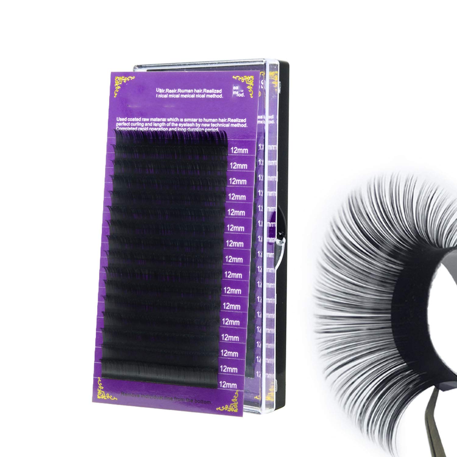 faux mink eyelash extensions individual eyelashes false eyelashes J B C D soft and natural eyelashes,J,0.07mm,7mm