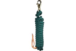 KENSINGTON PROTECTIVE PRODUCTS Kensington Lead Rope Nylon Braided Leather Popper Swivel Snap KTL