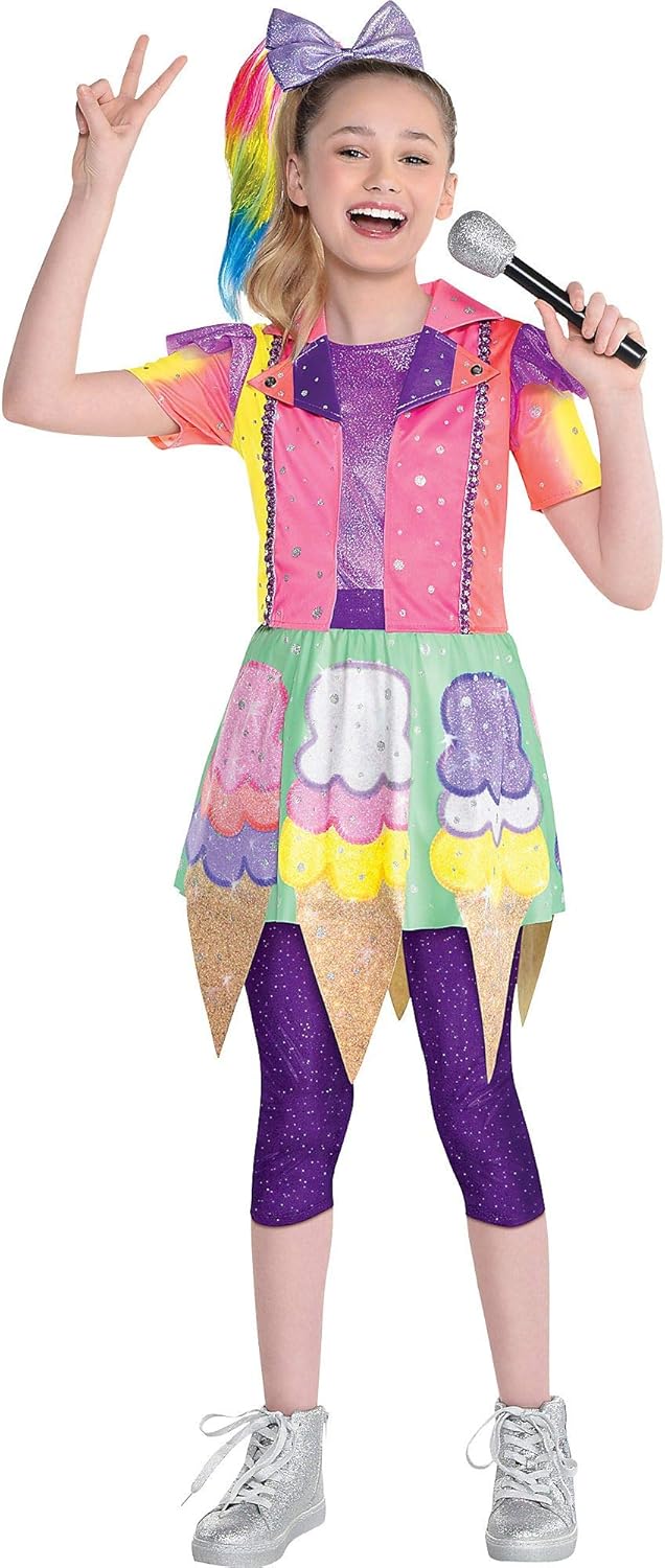 Party City Ice Cream Cone Halloween Costume for Girls, JoJo