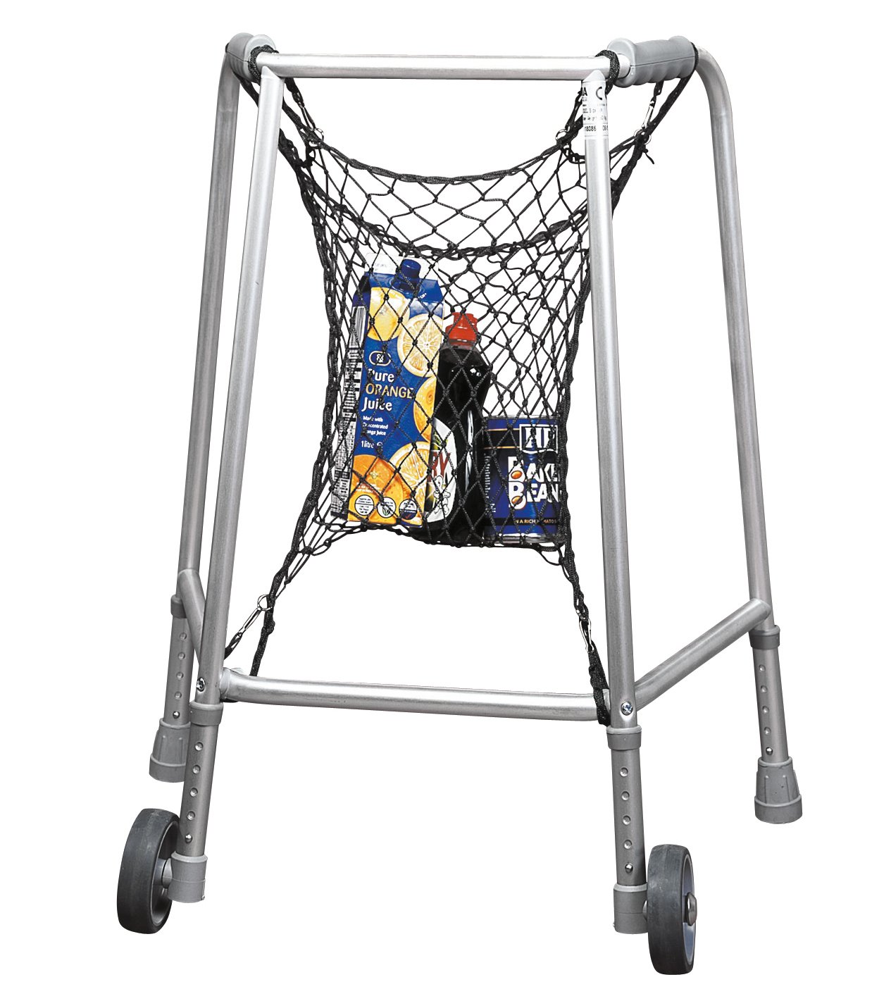 Homecraft Net Bag for Walking frames and Rollers, Large Easy Clip On Carrying Bag attachment for Walkers, Mobility Aid for Elderly, Disabled and Handicapped Users