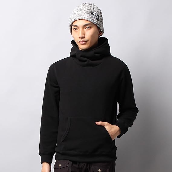 Amazon バックナンバー Back Number アウトレット モコモコパーカー メンズ ブラック M トレーナー パーカー 通販