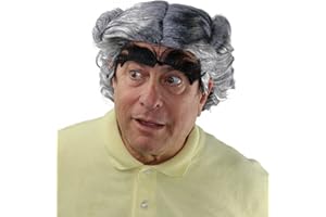 City Costume Wigs Mayor Christmas Wig and Eyebrow Who Set