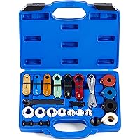 Orion Motor Tech Master Quick Disconnect Tool Set, 25pc Line Disconnect Tool Kit for A/C Fuel & Transmission Systems, Fuel Li