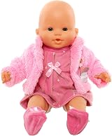 Miunana Sweet Doll Clothes 14-17 inch Pink Pluffy Coat Dress Socks view 4