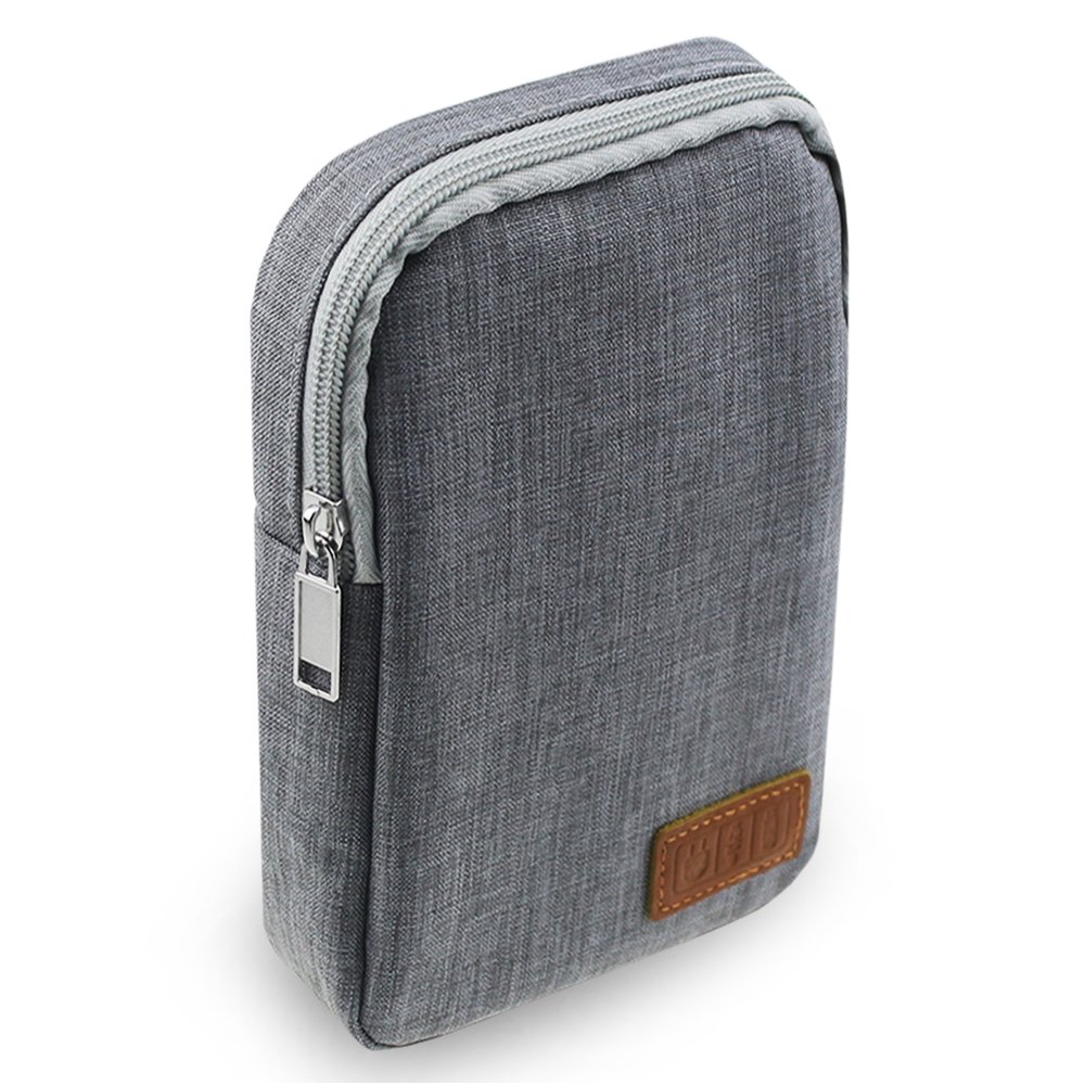 Electronic Accessories Bag,Digital Gadget Organizer Case,Gray