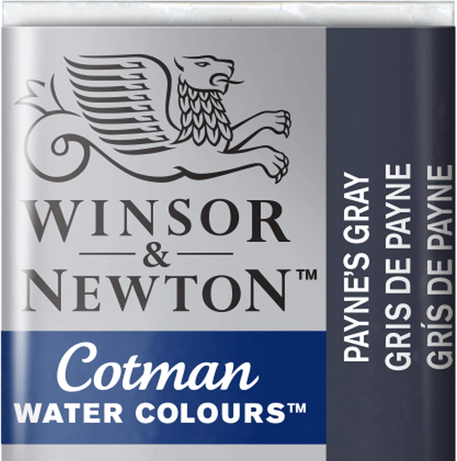 Winsor & Newton 0301696 Cotman Watercolour Paint - Payne's Grey, 1.9x1.6x1.1 cm