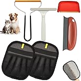 Pet Hair Remover 6-Pack, Dog Cat Hair Remover, Five-Finger Electrostatic Pet Hair Gloves, Magic Brush Glove Pet Hair for Carp