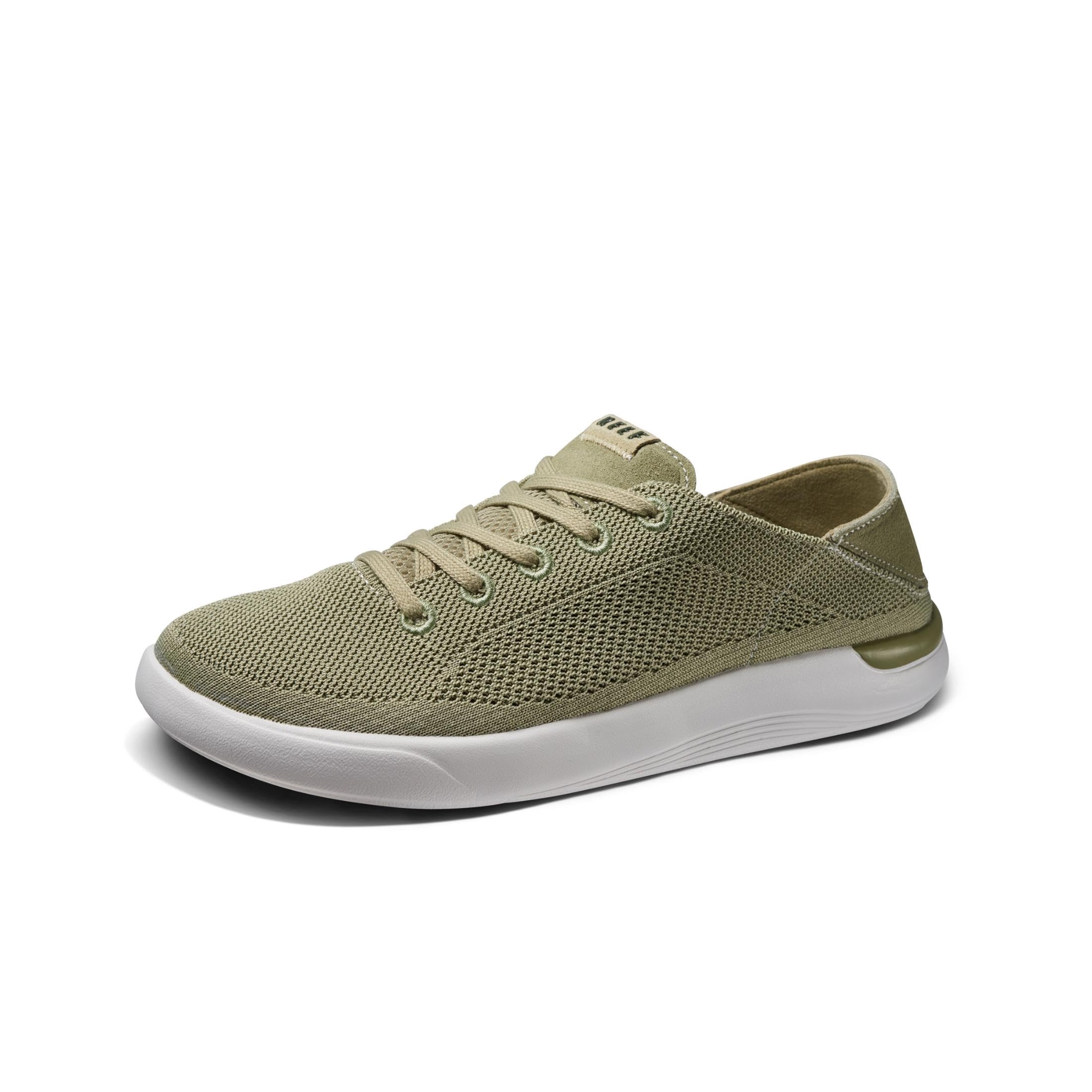 REEF Swellsole Neptune Mens Shoe, Lightweight & Breathable, Memory Foam Footbed, Fold Down Heel, Elm, 10.5 Image