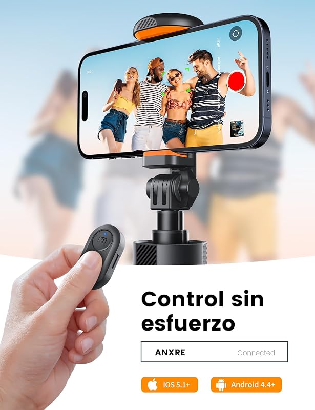 Tripé Selfie Stick de 180cm, monopé móvel NT79 com comando remoto para telemóvel e câmara, compatível com iPhone/Samsung/Gopro/Câmara (preto) — foto 7 de 8