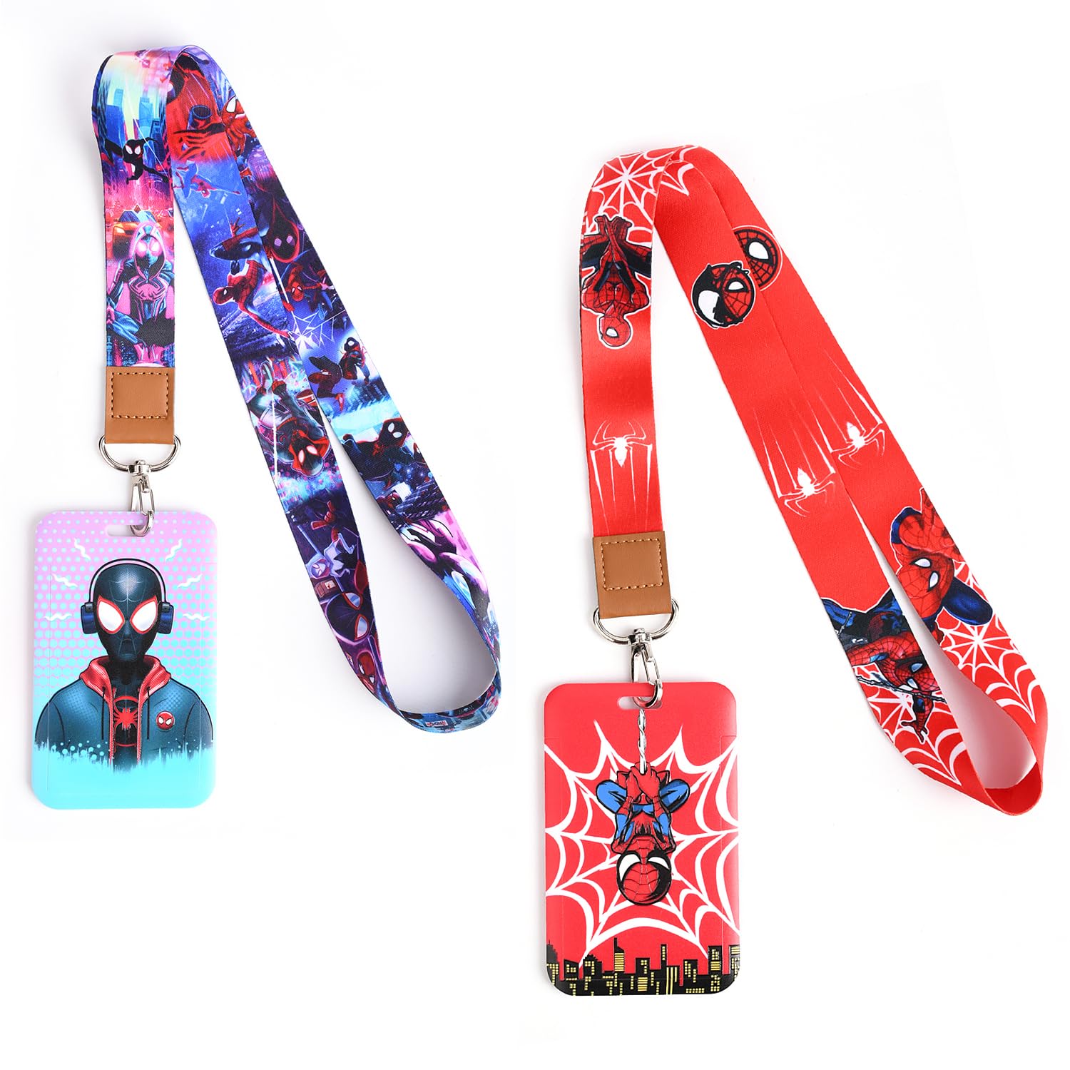 GTOTd Teen Hero Lanyard (2 Pack) with ID Badge Holder for Keys Wallet, Merchandise Keychain Hero Movie Party Supplies Gifts for Teens