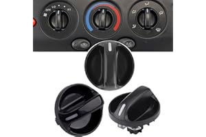 DANBOJIT 3 Pack 559050C010 Tundra Control Knob Compatible with 2000 2001 2002 2003 2004 2005 2006 Toyota Tundra Climate Control Knob 55905-0C010 Air Conditioner Heater Control Switch Knob