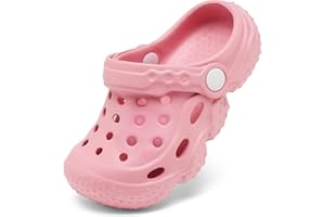 ChayChax Kid's Garden Clogs Cute Slides Sandals Toddlers Beach Pool Shower Shoes with Non-Slip Sole