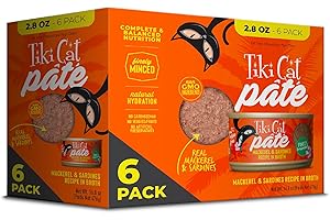 TIKI PETS Tiki Cat Grill Pate Sardine & Mackerel, 2.8 oz. (6 Count)