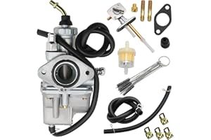 Anxingo Carburetor Replacement for Yamaha Moto 4 YFM225 YFM 225 ATV Carb 1986 1987 1988 with Fuel Petcock Switch Timberwolf 2