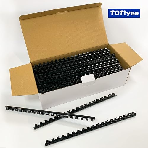 TOTiyea 100 Pack Plastic Comb Binding Spines,3/8 Inch Diameter,60 Sheet  Capacity,Letter Size (8.5x11 Inches) Black Binding Combs in Kenya | Whizz  Combs & Spines