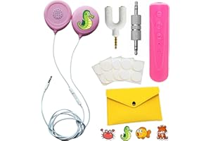 Prnaiev Wireless Bluetooth Pregnancy Headphones for Belly Gifts for Pregnant Women | Jellyfish Baby Bump Headphones | Smart Phone Compatible (Pink)