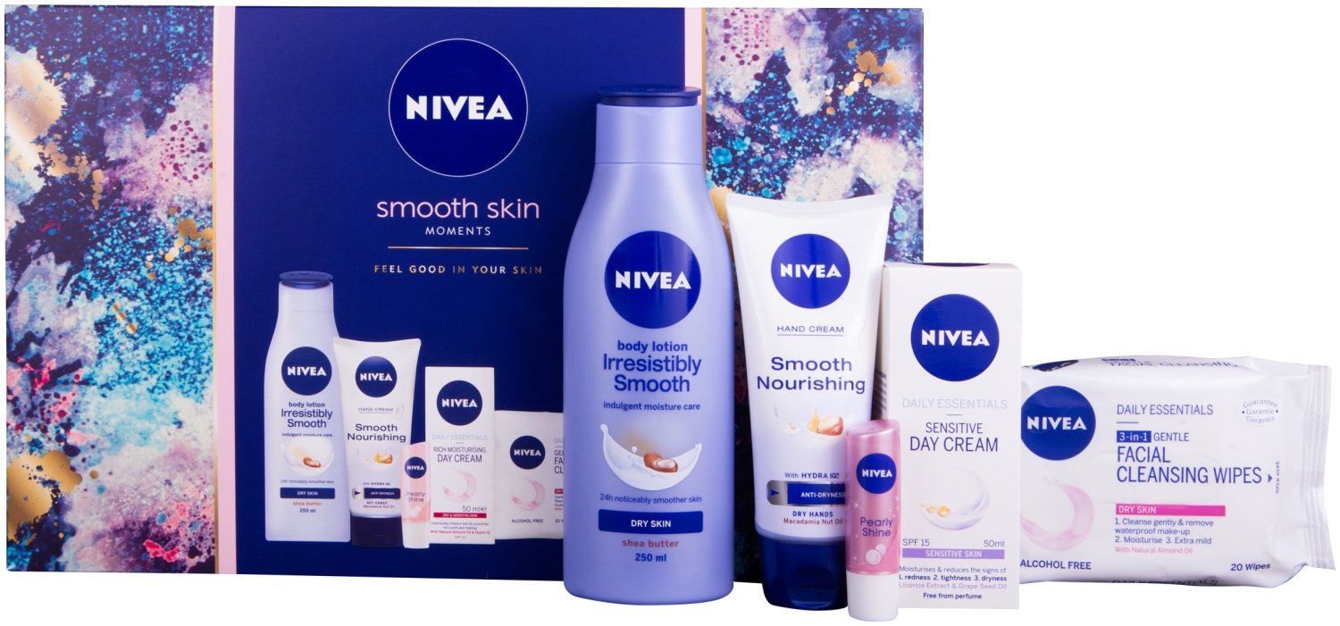 Nivea Smooth Skin Moments Gift Set for Women s 5 Pieces eBay