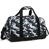 Octsky Overnight Bag Weekender Bag Sports Gym Travel Duffel Bag with Shoe Compartment, Camo Grey