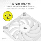 Corsair AF120 SLIM 120mm PWM Fan 15mm Thin Profile White 2000 RPM view 4