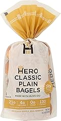 Hero Bread, Bagels Plain Classic, 13.2 Ounce