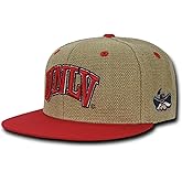 UNLV Rebels Structured Flat Bill Jute Baseball Ball Cap Hat