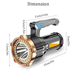 Wrrozz LED Flashlight USB Rechargeable, Super