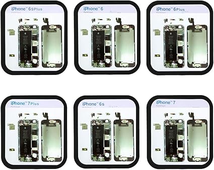 Kits De Reparacion Para Iphone 6 Y 6s Y 6 Plus Y 6s Plus Y 7 Y 7 Plus Tornillos De Memoria Magnetica Tamano 27 7cm X 15 9cm Amazon Es Electronica