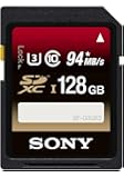 Sony 128GB Class 10 UHS-1/U3 SDXC up to 94MB/s Memory Card (SFG1UX2/TQ)[NEWEST VERSION]